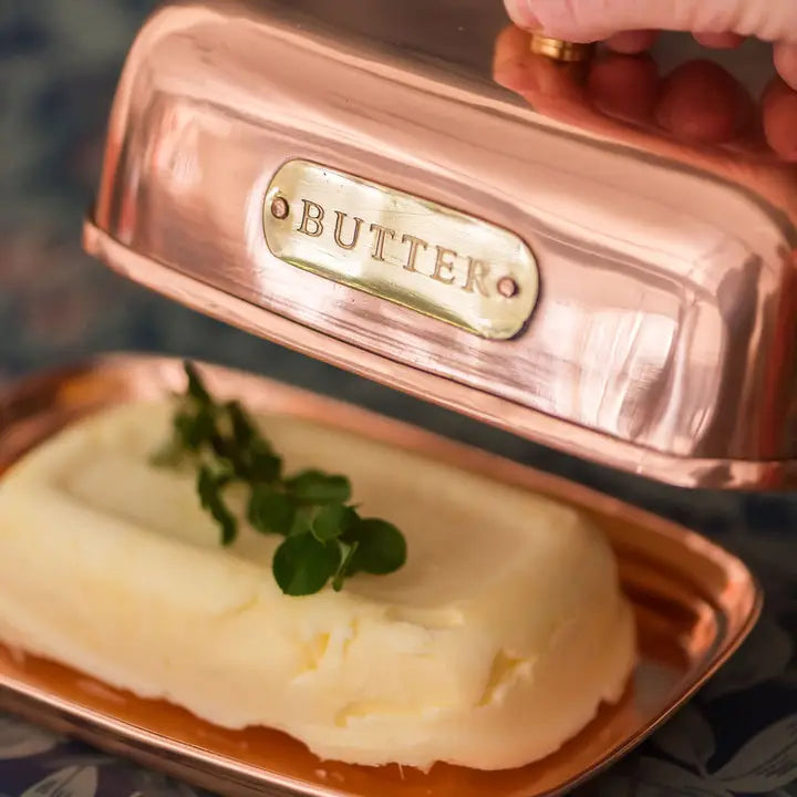 Copper Butter Dish
