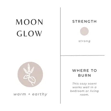 Moonglow (Patchouli, Cinnamon, Black Pepper) Non-Toxic Candle