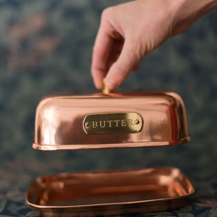 Copper Butter Dish