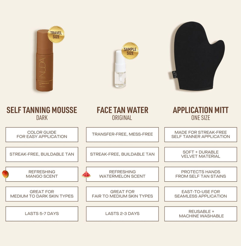 Self Tan Travel Kit