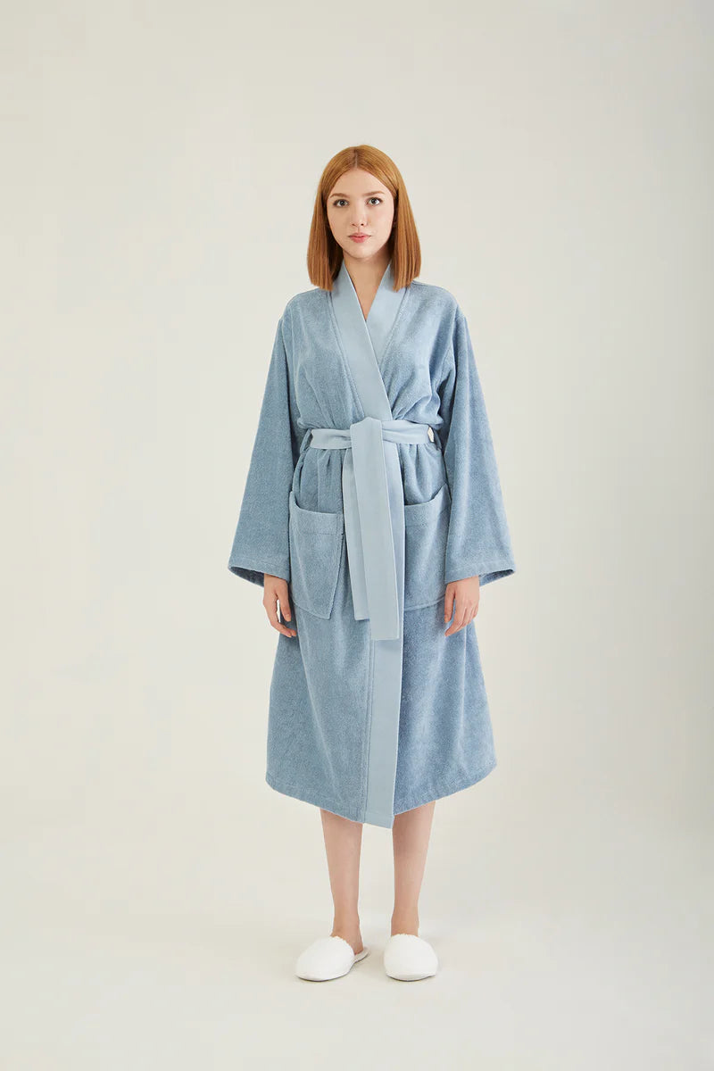 Summit Turkish Cotton Kimono Style Robe