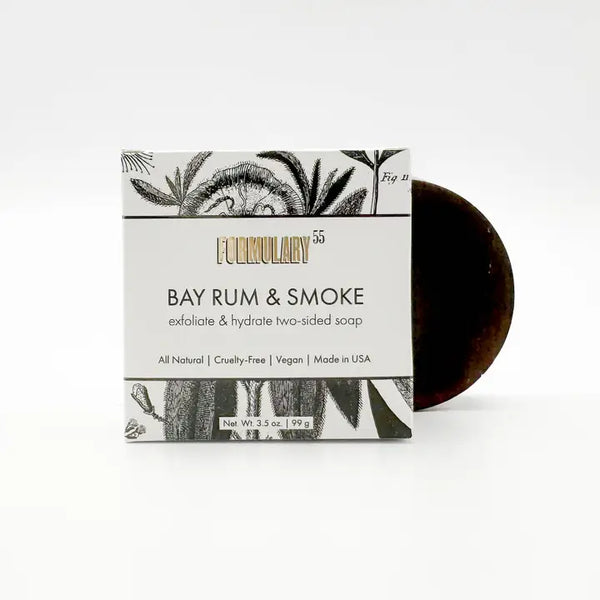 Bay Rum & Smoke Exfoliate and Hydrate Soap