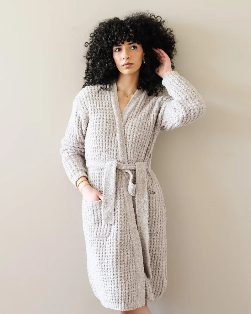 Waffle Knit Robe - Saranoni | Eden Waffle Knit Robe - Saranoni | Eden