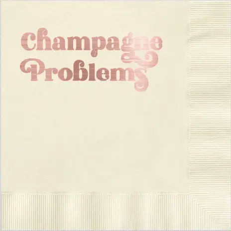 Champagne Problems Napkins