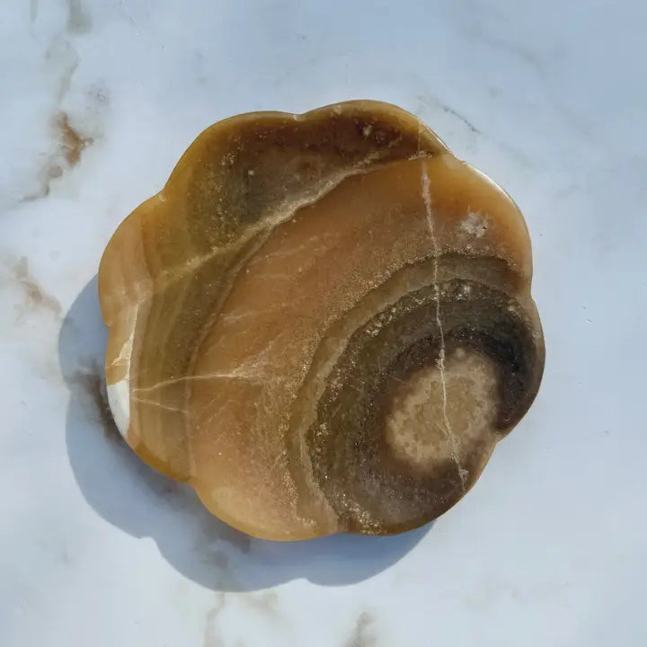 Belle Onyx Tray, Chocolate