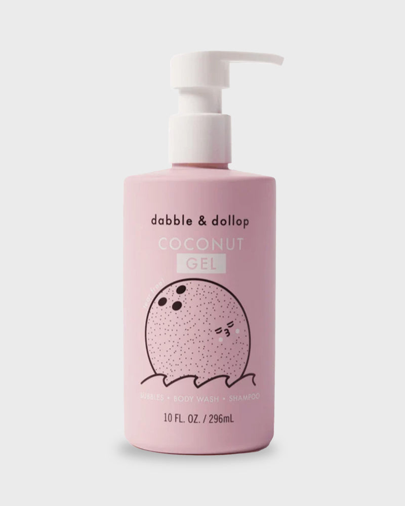 All-Natural Coconut Bubble Bath, Body Wash, and Shampoo