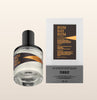 Rum Bay Rum perfume bottle with packaging on a beige background