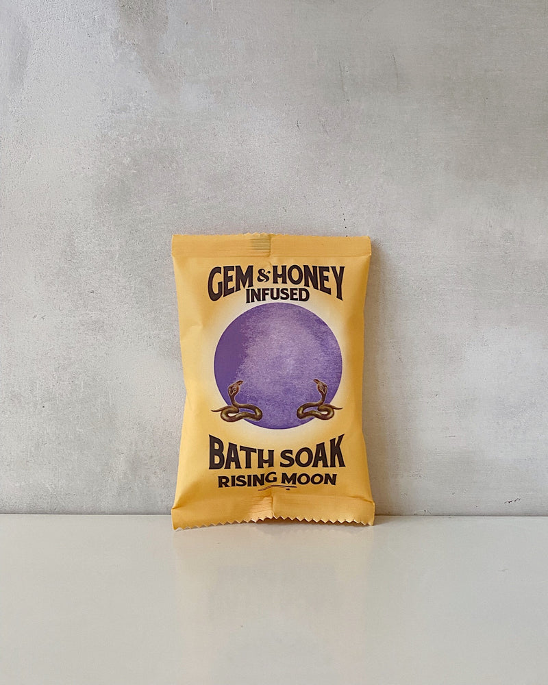 Gem & Honey Salt Mineral Bath Soak | Rising Moon