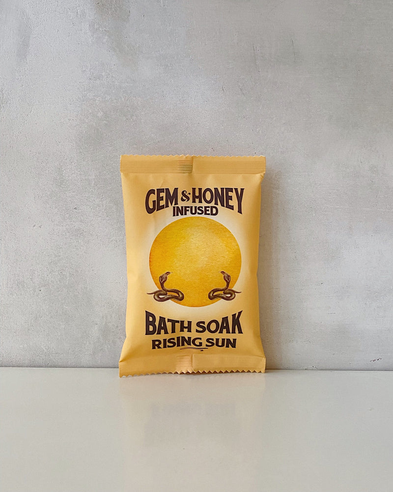Gem & Honey Salt Mineral Bath Soak | Rising Sun